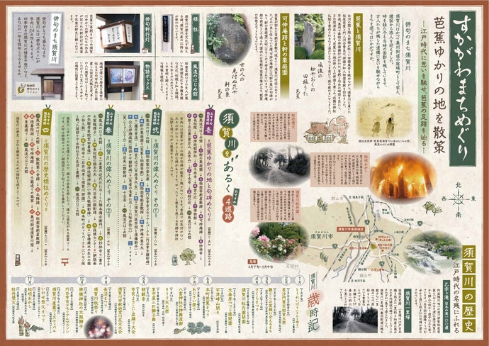 まちなか絵地図(裏面)