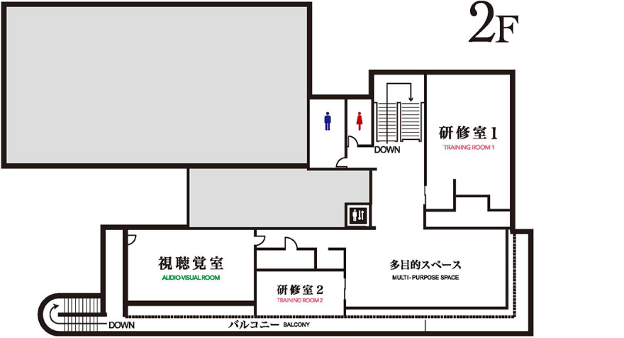 Sukagawa Tokusatsu Archives Center, 2F案内図