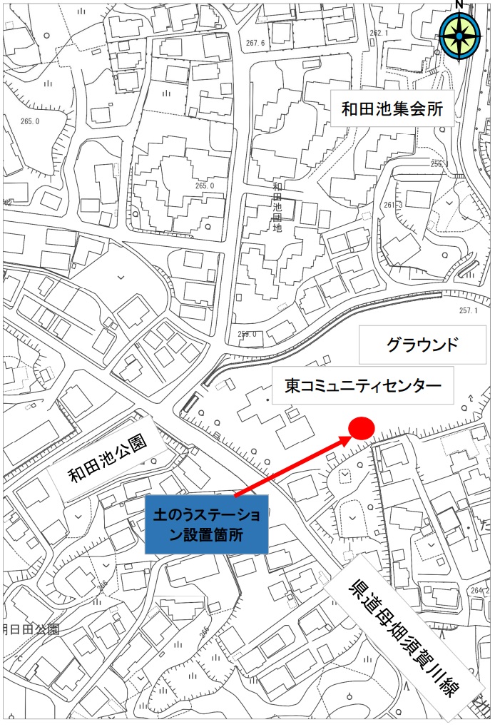 東行政センター位置図