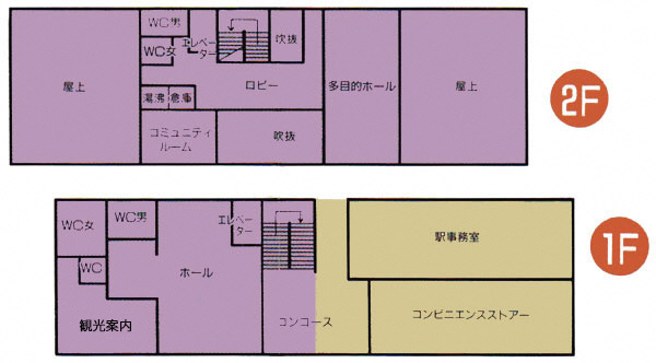 コミュニティプラザフロアマップ