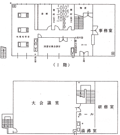 小塩江公民館フロア図