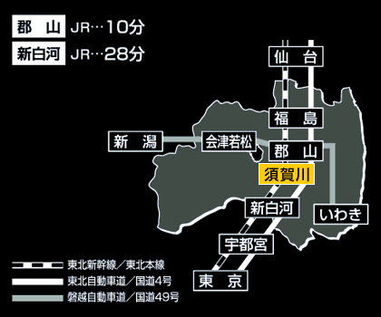 地図：交通アクセス