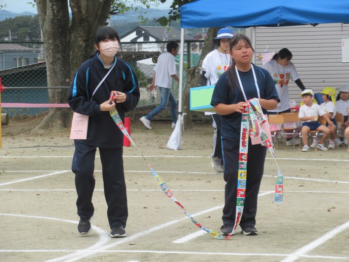 稲田幼稚園の運動会運営サポートの様子