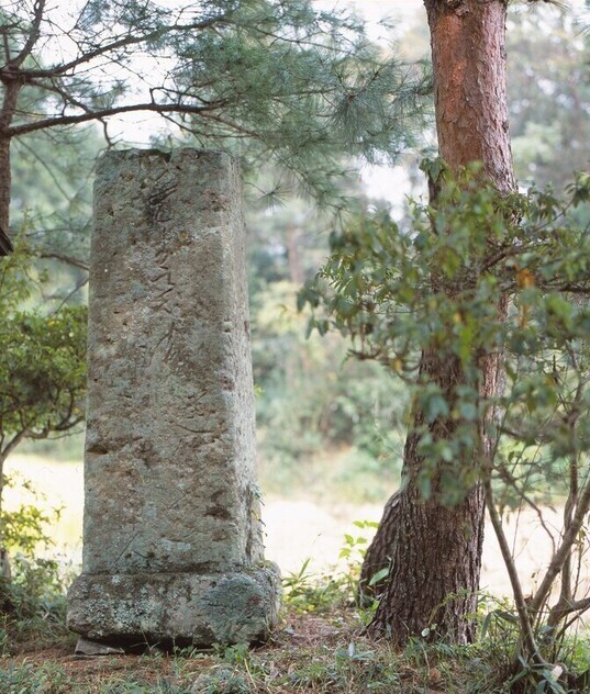 写真：前田川五輪坊石幢