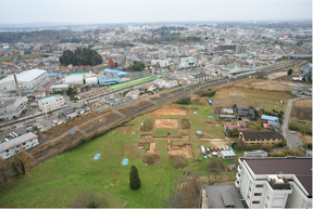 写真：上人壇廃寺跡