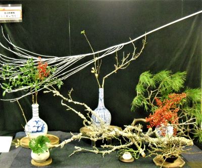 写真:いけばな展(その1)