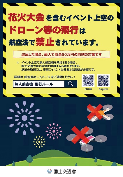ドローン飛行禁止