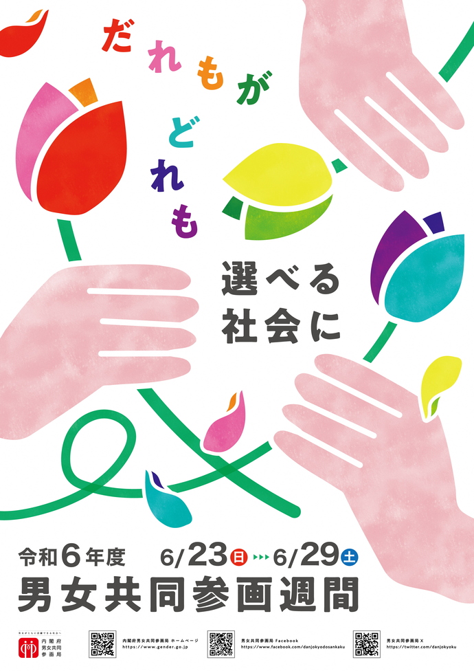男女共同参画週間ポスター1