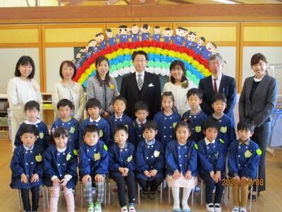 写真：5歳児クラスへ17名の園児が進級