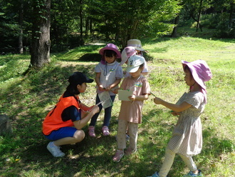 夏のそと遊び事業の活動写真