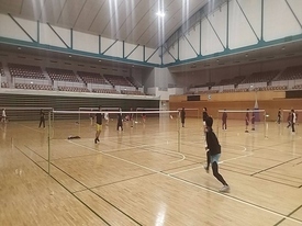 バドミントン休日部活動の様子