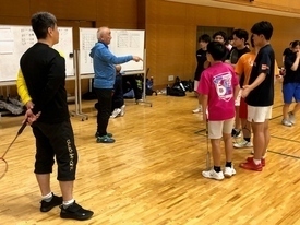 バドミントン休日部活動の様子