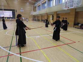 剣道休日部活動の様子