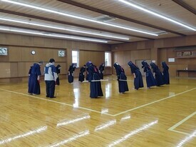 剣道休日部活動の様子