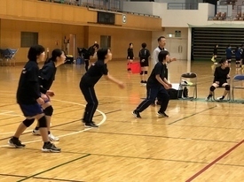 バレーボール休日部活動の様子