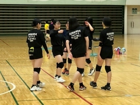 バレーボール休日部活動の様子