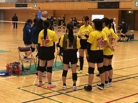 バレーボール休日部活動の様子