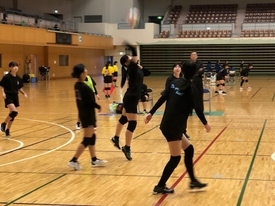 バレーボール休日部活動の様子