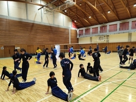 バレーボール休日部活動の様子