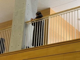 バレーボール休日部活動の様子