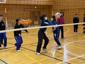 バレーボール休日部活動の様子