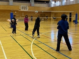 バレーボール休日部活動の様子