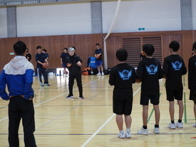バスケットボール休日部活動の様子