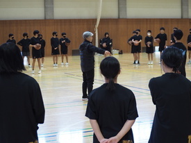 バスケットボール休日部活動の様子