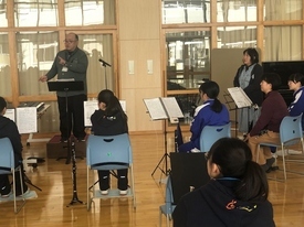 吹奏楽休日合同部活動の様子