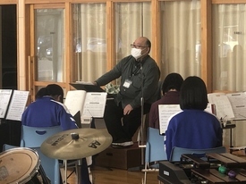 吹奏楽休日合同部活動の様子