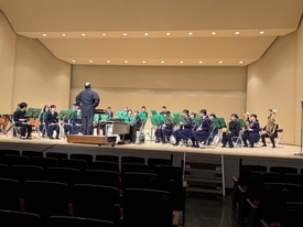 吹奏楽休日合同部活動の様子