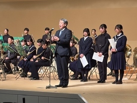 吹奏楽休日合同部活動の様子