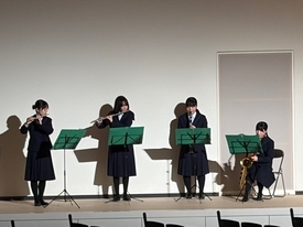 吹奏楽休日合同部活動の様子