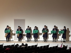 吹奏楽休日合同部活動の様子