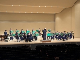 吹奏楽休日合同部活動の様子