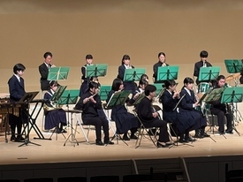 吹奏楽休日合同部活動の様子