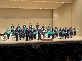 吹奏楽休日合同部活動の様子