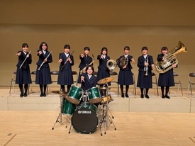 吹奏楽休日合同部活動の様子