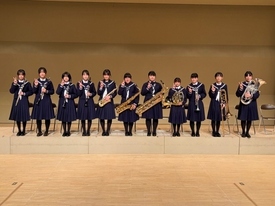 吹奏楽休日合同部活動の様子
