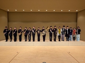 吹奏楽休日合同部活動の様子