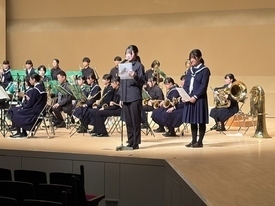 吹奏楽休日合同部活動の様子