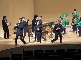 吹奏楽休日合同部活動の様子