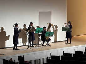 吹奏楽休日合同部活動の様子