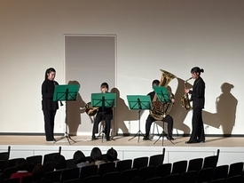 吹奏楽休日合同部活動の様子