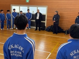 サッカー休日合同部活動の様子