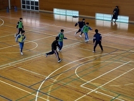 サッカー休日合同部活動の様子