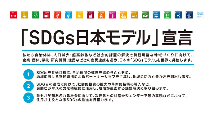 [SDGs日本モデル」宣言の画像