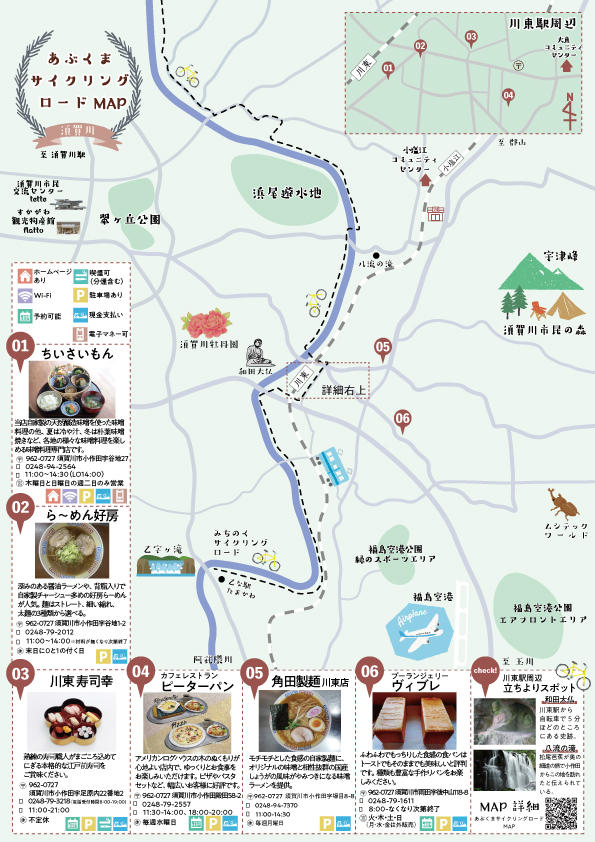 あぶくまサイクルロードマップ