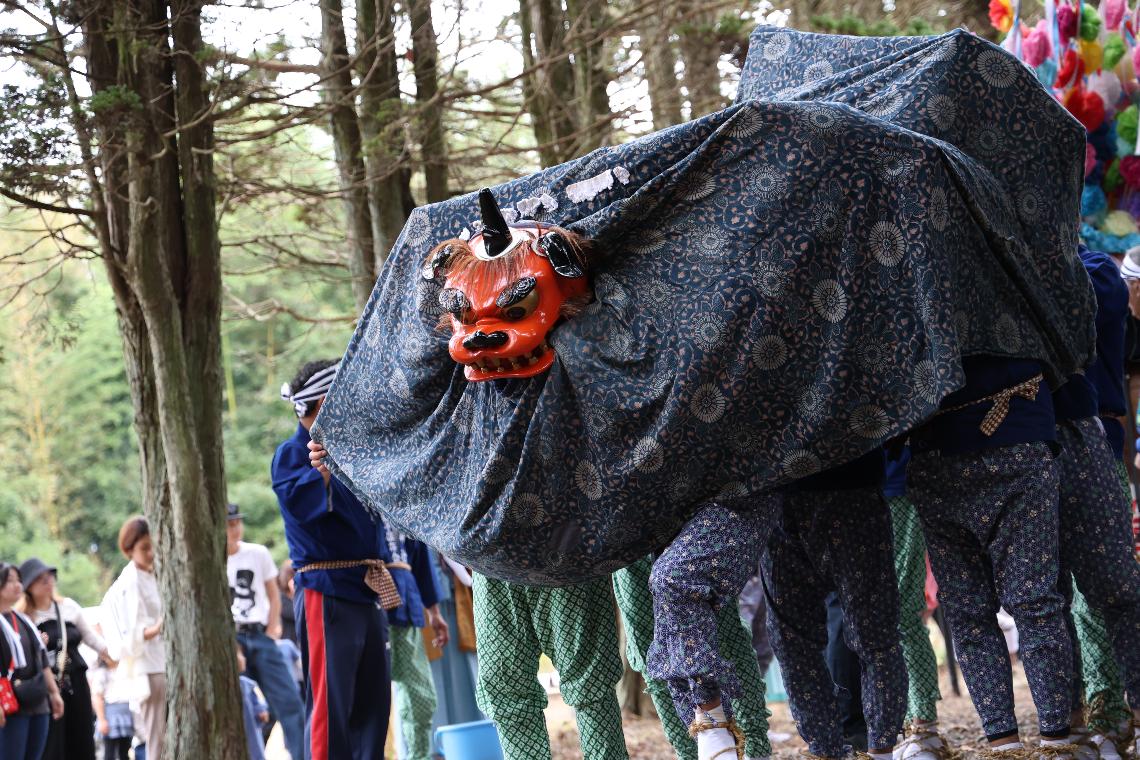 令和7年桙衝太鼓獅子