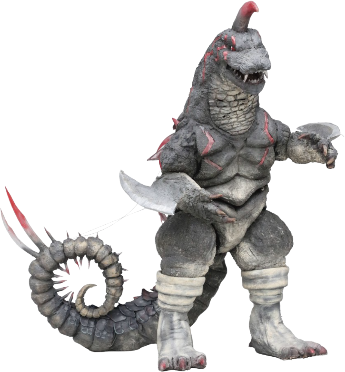 すかがわ特撮塾2期生制作作品に登場する怪獣「エスターガ」の全身像